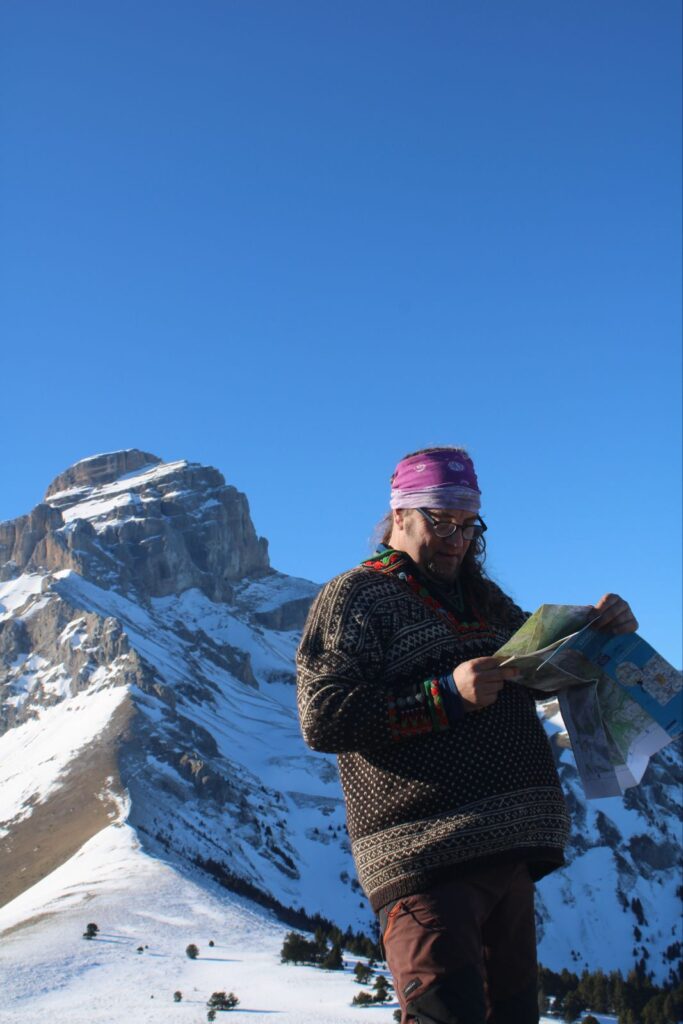 nouvel an initiation raquettes, pulka et cabane dans le vercors