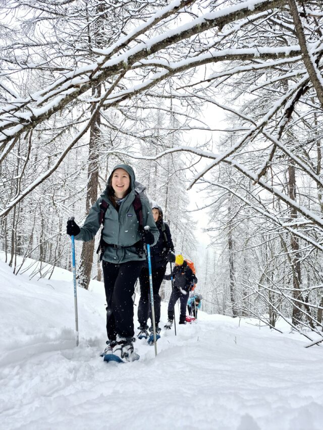 nouvel an : trek en raquettes au cœur du massif des Écrins