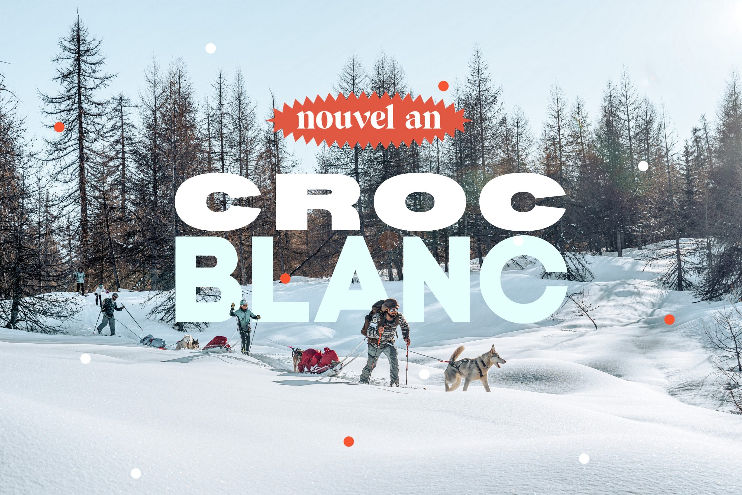 CROC BLANC  : Nouvel An cani-rando itinérante en raquettes dans les Écrins