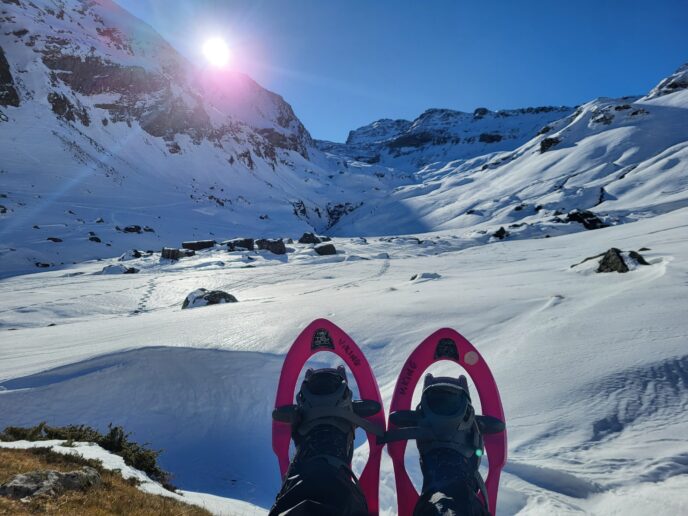 nouvel an pyrénées : rando raquettes dans la vallée du louron