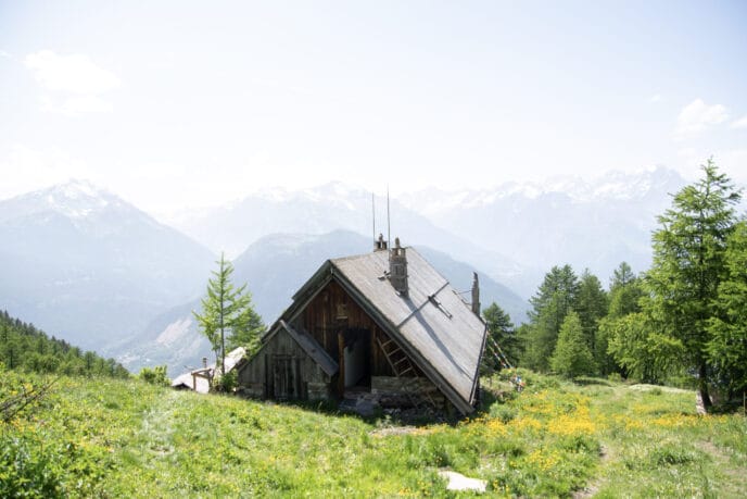 cani rando itinérante en refuge et bivouac dans les Écrins