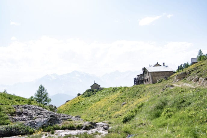 cani rando itinérante en refuge et bivouac dans les Écrins