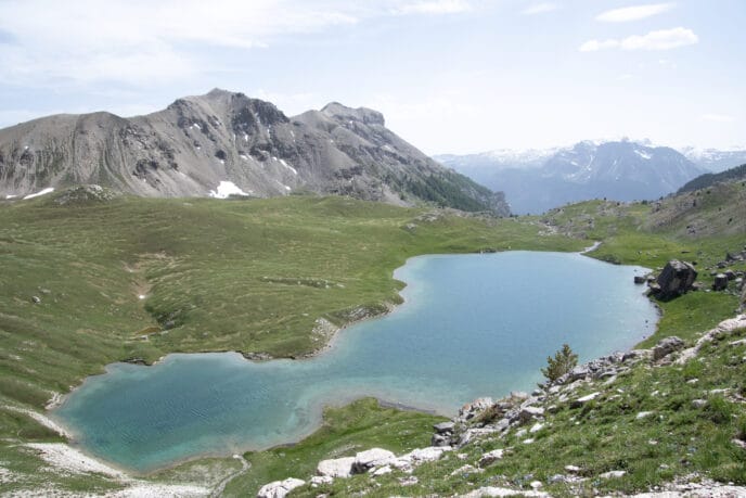 cani rando itinérante en refuge et bivouac dans les Écrins