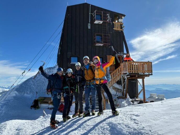 mont rose, mon premier 4000m : initiation à l'alpinisme en italie