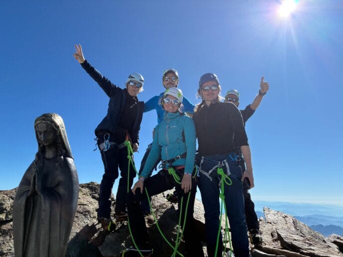 mont rose, mon premier 4000m : initiation à l'alpinisme en italie