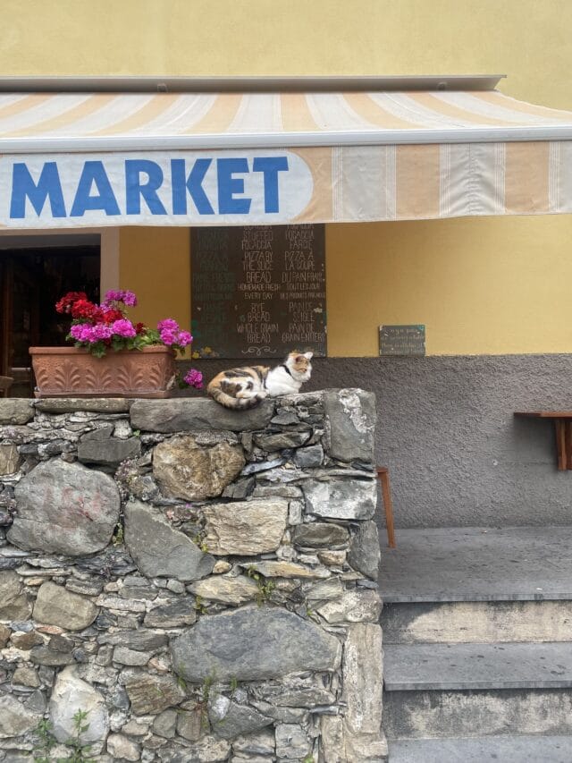 randonnée en italie dans les cinque terre, en auberge