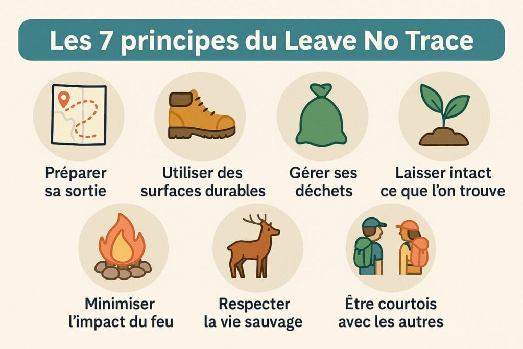Les 7 principes du Leave No Trace